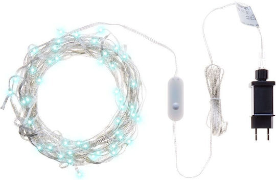LED Weihnachtsbeleuchtung Weiß Vorhang