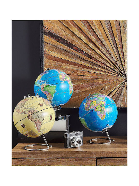 Beliani Globe Diameter 22cm and Height 30cm Blue