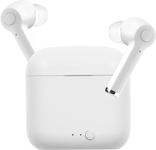 Setty TWS-SET-WH In-ear Bluetooth Handsfree Ακουστικά με Θήκη Φόρτισης Λευκά