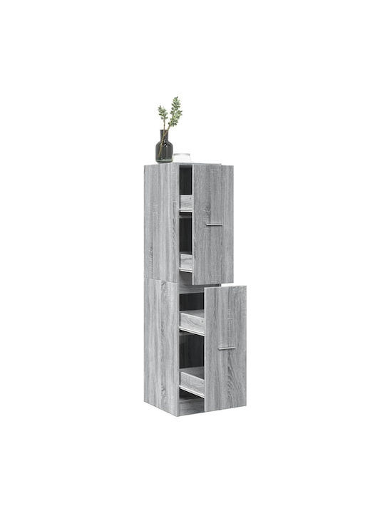 Office Storage Drawer Grey Sonoma L30xW41xH144.5cm