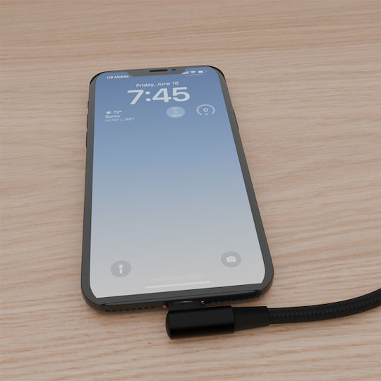 Cablexpert USB-C to Lightning Cable Μαύρο 0.2m