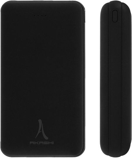 Akashi ALTPB20COMPBL Power Bank 20000mAh 18W mit 2 USB-A Anschlüssen und USB-C Anschluss Schwarz