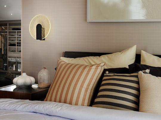 Auris Lamp Wall LED Black 19cm