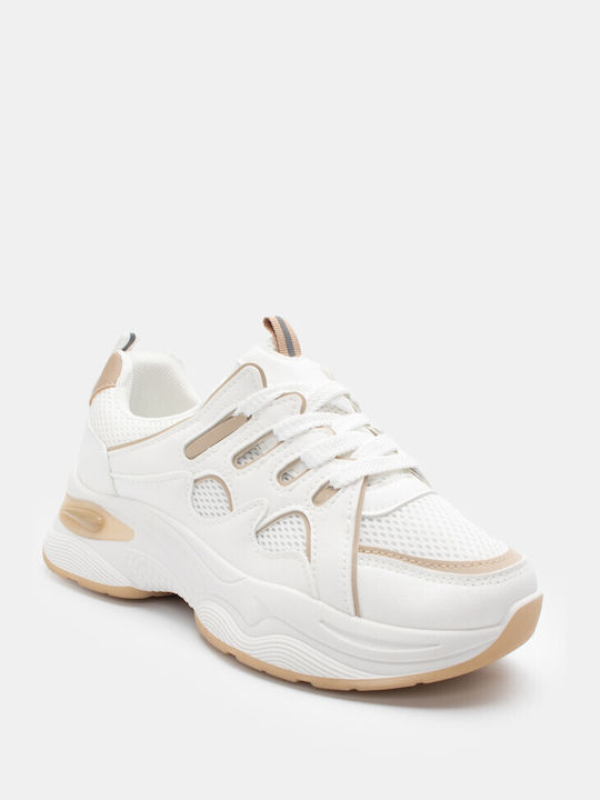 Luigi Chunky Sneakers Beige