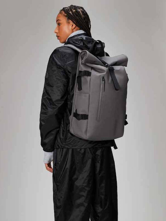 Rains Rolltop Rucksack Large Wasserdicht 23Es Gray