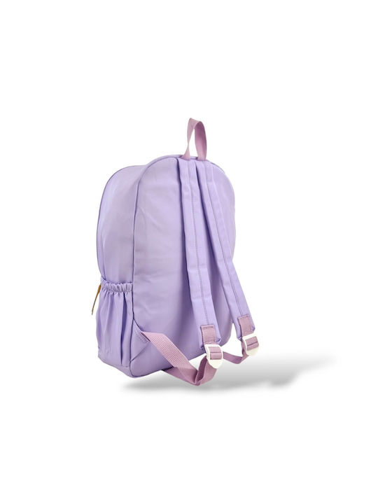 Playbags Υφασμάτινο Σακίδιο Πλάτης Μωβ 24lt