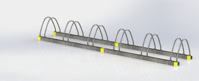 Next Systems BRU-6 Fahrradparkbügel für 6 Fahrräder