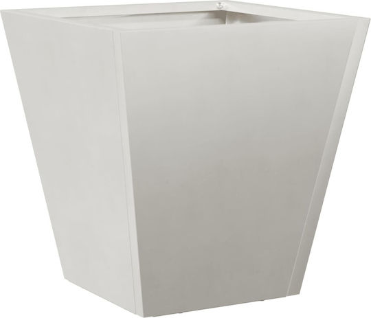vidaXL Set of 2 Metallic Planter Boxes Light Gray 30cm