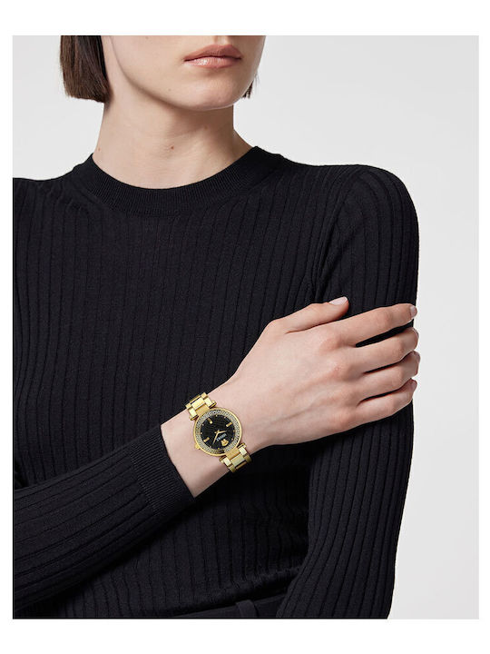 Versace Reve Women's Watch with Gold Metal Bracelet