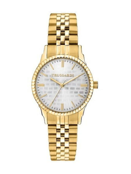 Trussardi T-bent Ceas cu Mecanism pe Baterie