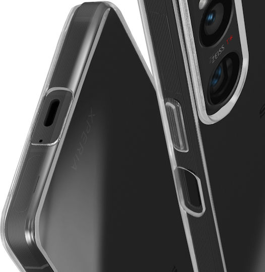 Avizar Hülle Sony Xperia 1 Vi Flexibler Silikonschutz Transparent
