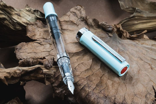 Twsbi Eco-t Mint Blue Piston Filling Fountain Pen 4711467447531 Nibs Extra Fine