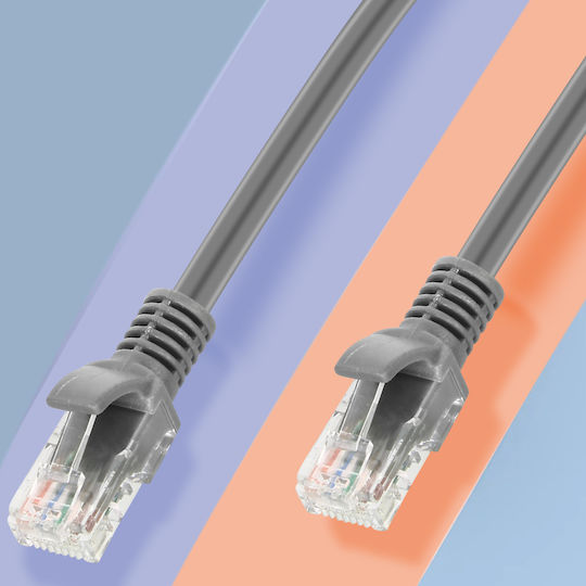 LinQ U/UTP Cat.6 (Gigabit) Καλώδιο Δικτύου Ethernet 3m Γκρι