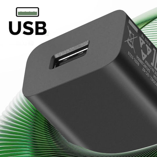 Motorola Charger Without Cable with USB-A Port 5W Blacks (SC62)