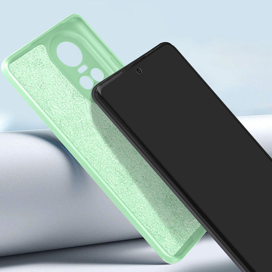 Case Oppo Reno 10 10 Pro Semi-rigid Soft-touch Strap Green