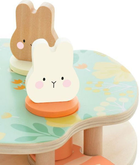 Classic World Shape Sorting Toy made of Wood for 12++ Months Bunny Bounce