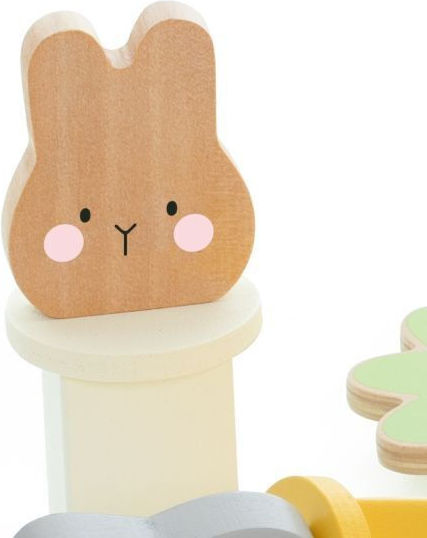 Classic World Shape Sorting Toy made of Wood for 12++ Months Bunny Bounce
