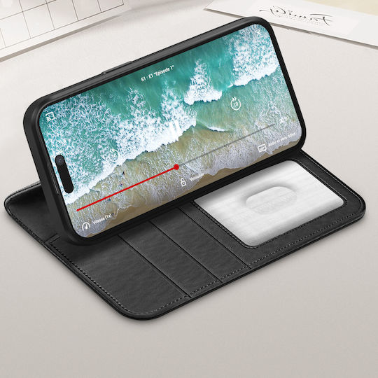 Case Iphone 15 Plus Wallet Video Support Cygnett Urban Wallet Black