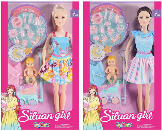 ToyMarkt Κούκλα Μωράκι & Mini Όχημα 29εκ. (Διάφορα Σχέδια) 1τμχ