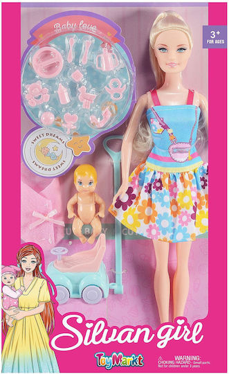 ToyMarkt Κούκλα Μωράκι & Mini Όχημα 29εκ. (Διάφορα Σχέδια) 1τμχ