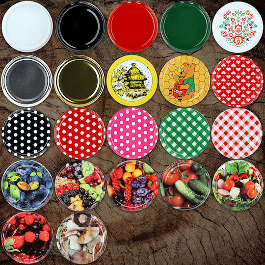 Kadax 50x Jar Lids 66mm Jar Caps Preserves