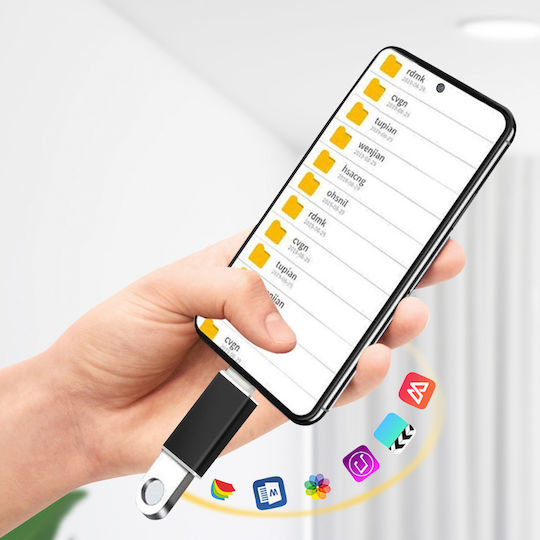 Avizar Convertor USB-C feminin în USB-C feminin 1buc ADA-OTG-BK-A2C
