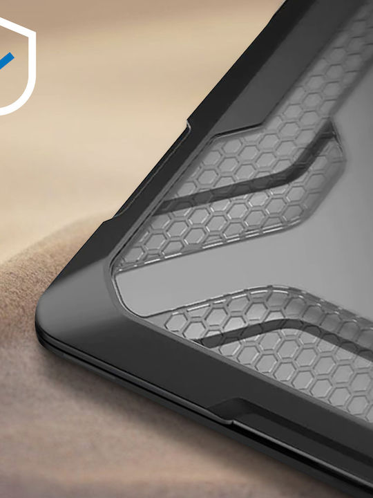 Supcase Laptop Cover MacBook Pro 13" 2022/2020 Transparent Black BACK-UNIK-BK-MBP1320