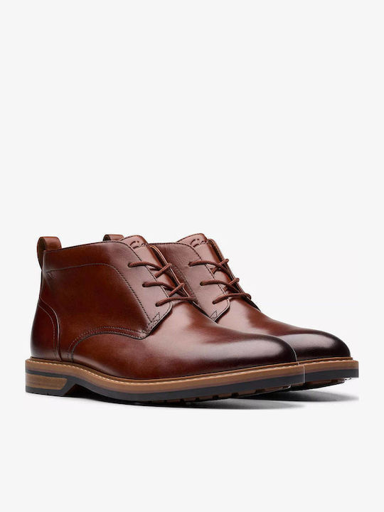 Leather Tabac Brown Men's Boots Anatomical