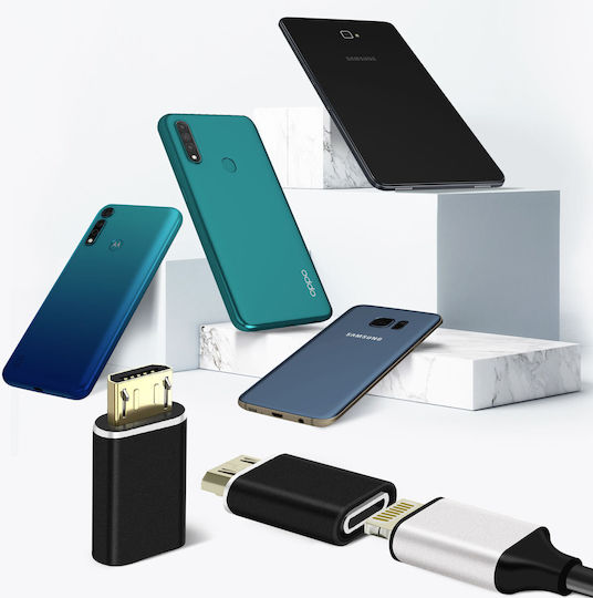 Avizar Μετατροπέας micro USB male σε Lightning female 1τμχ IP5-MICUSB