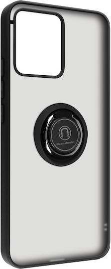 Carcasă Realme C30 Bi-material Inel Metalic Suport Video Negru