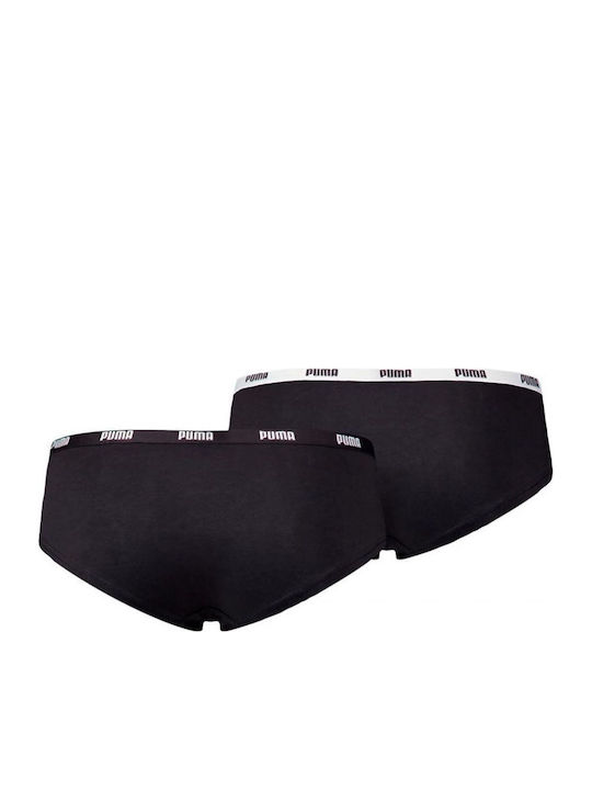 Dobotex Βαμβακερά Γυναικεία Slip 2Pack Μαύρα