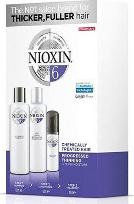 Nioxin Hair Treatment Set against Hair Loss for Colored Hair with Shampoo, Conditioner and Treatment 3pcs