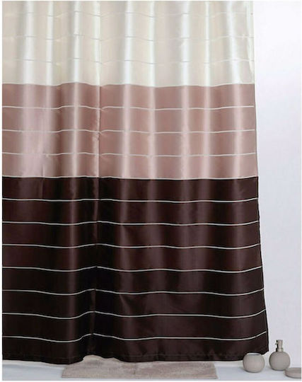 Import Hellas Duschvorhang Stoff 240x200cm Coffee Import Hellas Duschvorhang Stoff 240x200cm Coffee