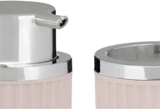 Tanto Tanto Plastic Pink Bathroom Accessory Set 3 Pieces