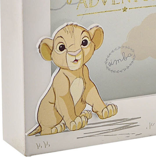 Disney Magical Beginnings Παιδικός Κουμπαράς Ξύλινος 15x15cm