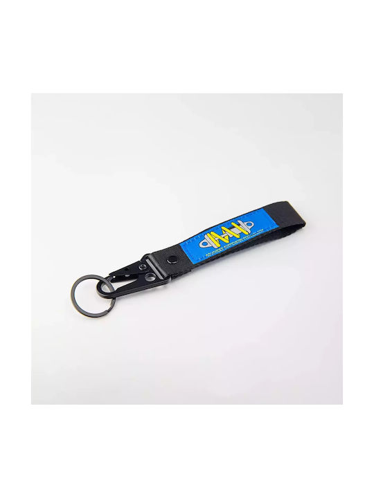 Ohlins Fabric Keychain Blue-Yellow