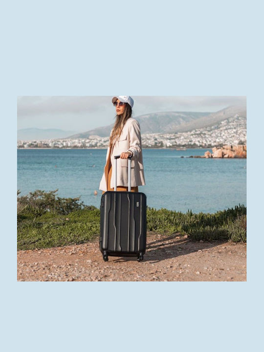 Cardinal Βαλίτσα Ταξιδίου Καμπίνας Trolley 4 Ρόδες 2012 60cm Μαύρο