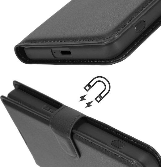 Avizar Hülle Sony Xperia 1 VI Wallet Flip Case mit Standfunktion Schwarz
