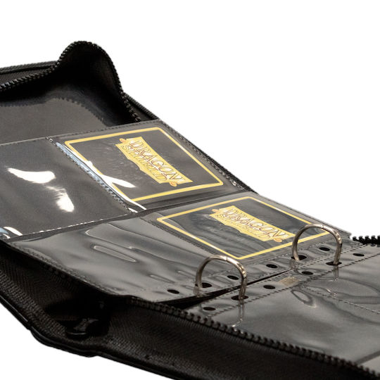 Dragon Shield Codex Zipster Binder 4-Pocket Standard Size Black