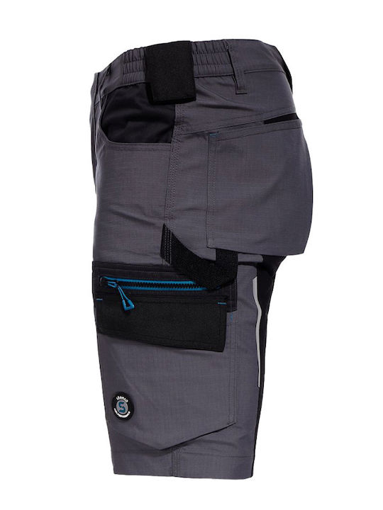 Stenso Stretch Reflektierend Arbeitsshorts Gray