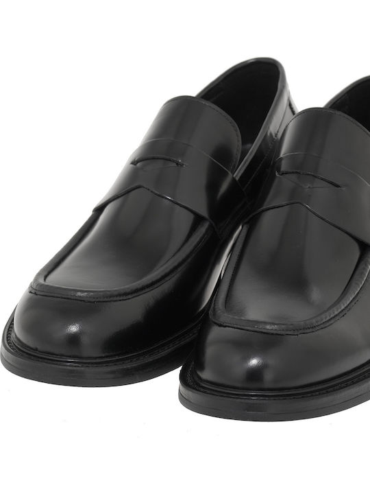Men's Leather Moccasins Black