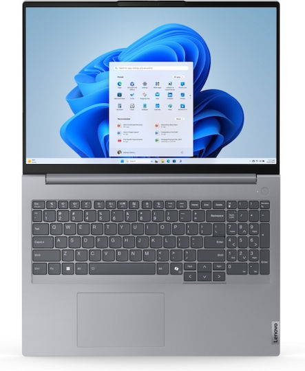 Lenovo ThinkBook 16 G7 ARP 16" IPS FHD+ (Ryzen 7-7735HS/16GB/512GB SSD/No OS) Arctic Grey (International English Keyboard)