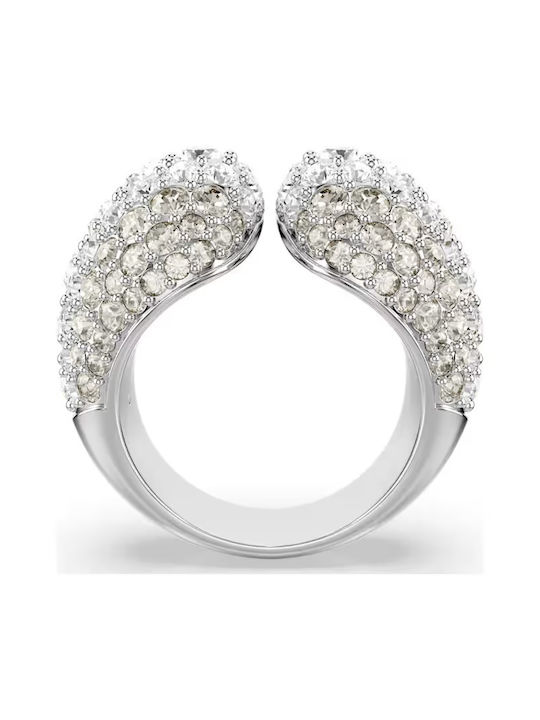 Swarovski Sublima Double Γυναικείο Δαχτυλίδι με Πέτρες από Ασήμι