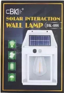 Set of 4 Wall Solar Lights 1W 600lm Natural White 4000K with Motion Sensor and Photocell IP65
