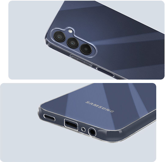Carcasă Mayaxess Samsung Galaxy A15 Protecție Flexibilă din Silicon Transparentă