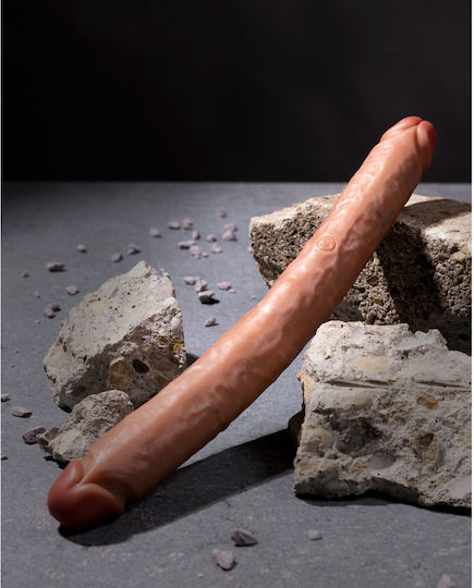 Dildo Realist Latin cu Două Capete 35cm
