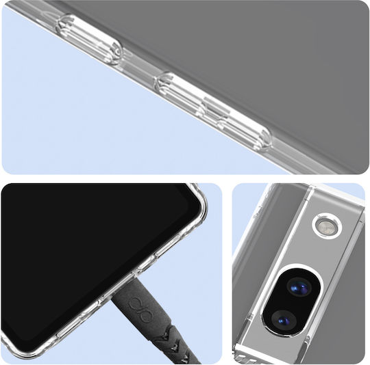 Force Case Case Pulse Google Pixel 7a Reinforced Lifetime Warranty Transparent