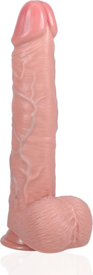 Shots Ρεαλιστικό Dildo με Όρχεις και Βεντούζα 33cm