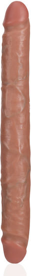 Shots Double Brown Dildo 30cm