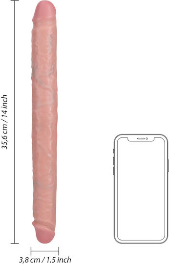 Shots Διπλό Dildo Flesh 36cm